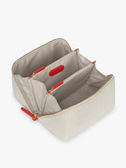 Colette Lay-Flat Canvas Toiletry Bag