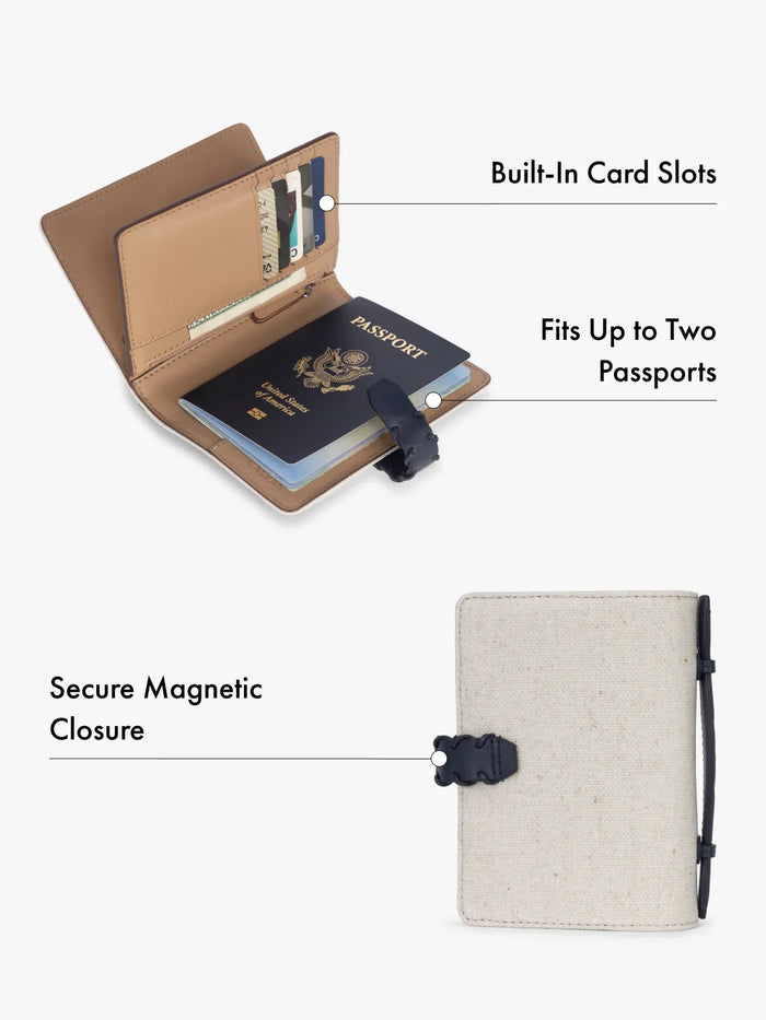 Colette Multi Passport Canvas Wallet